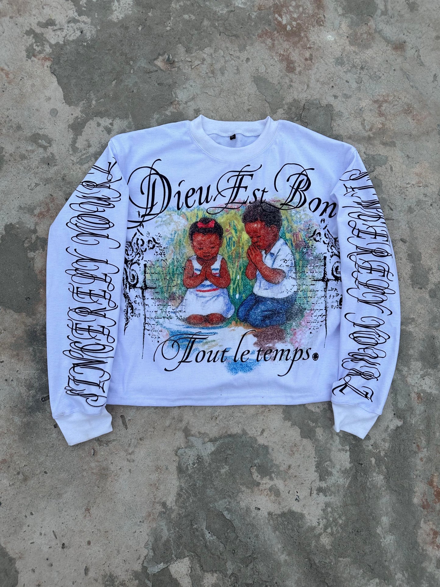 Dieu Est Bon(God is Good) thermal (WHITE)