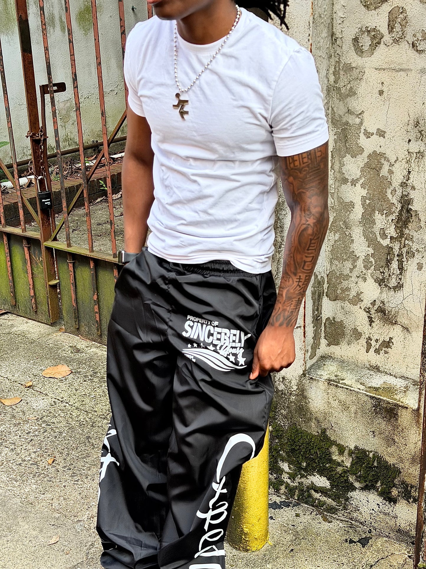 Expedite: Track pants(Black)